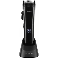 Машинка для стрижки Polaris PHC 4100 черный 3Вт (насадок в компл:9шт)