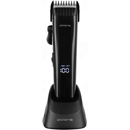 Машинка для стрижки Polaris PHC 4100 черный 3Вт (насадок в компл:9шт)