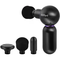 Массажер Kitfort КТ-2987 60Вт черный/фиолетовый