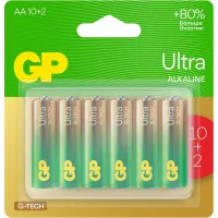 Батарея GP Ultra 15AUA21-2CRSBC12 AA (12шт) блистер