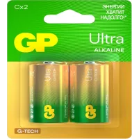 Батарея GP Ultra Alkaline 14AUA21-2CRSBC2 C (2шт) блистер Батарея GP Ultra Alkaline 14AUA21-2CRSBC2 C (2шт) блистер