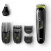 Триммер Braun 3 MGK3921TS черный/зеленый (насадок в компл:5шт)