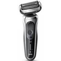 Бритва сетчатая Braun Series 7 71-S1000s реж.эл.:3 питан.:аккум. серебристый/черный