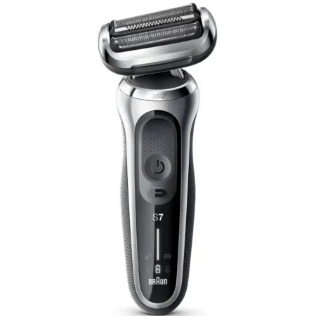 Бритва сетчатая Braun Series 7 71-S1000s реж.эл.:3 питан.:аккум. серебристый/черный