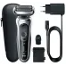 Бритва сетчатая Braun Series 7 71-S1000s реж.эл.:3 питан.:аккум. серебристый/черный