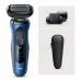 Бритва сетчатая Braun Series 6 61-B1500s реж.эл.:3 питан.:аккум. синий/черный