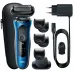 Бритва сетчатая Braun Series 6 61-B1500s реж.эл.:3 питан.:аккум. синий/черный