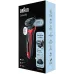 Бритва сетчатая Braun Series 6 61-R1200S реж.эл.:3 питан.:аккум. красный/черный