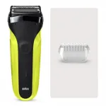 Бритва сетчатая Braun Series 3 300s g реж.эл.:2 питан.:аккум. зеленый