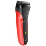Бритва сетчатая Braun 300s r реж.эл.:3 питан.:элек.сеть/аккум. красный/черный