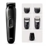 Триммер Braun Series 3 MGK3420 черный (насадок в компл:5шт)