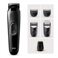 Триммер Braun Series 3 MGK3420 черный (насадок в компл:5шт)