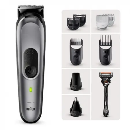 Триммер Braun Series 7 MGK7420 серый (насадок в компл:9шт)