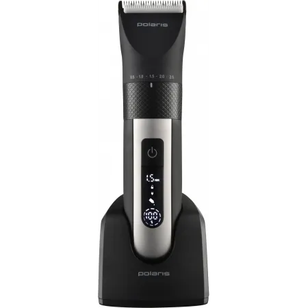Машинка для стрижки Polaris PHC 5200 черный 5Вт (насадок в компл:9шт)