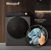 Стиральная машина Weissgauff WM 45126 Steam Direct Drive Deep класс: A+++ загр.фронтальная макс.:6кг серый инвертер