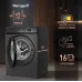 Стиральная машина Weissgauff WM 45127 Steam Color Touch класс: A+++ загр.фронтальная макс.:7кг темно-серебристый инвертер