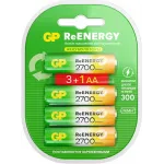 Аккумулятор GP 270AAHC3/1RGY-2CRCB4 32/320 AA NiMH 2700mAh (промо:3+1) (4шт)