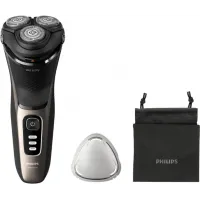 Бритва роторная Philips S3242/12 реж.эл.:3 питан.:аккум. черный/серебристый