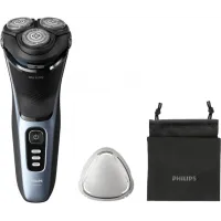 Бритва роторная Philips S3243/12 реж.эл.:3 питан.:аккум. голубой/серебристый