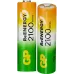 Аккумулятор GP 210AAHC АА+75AAAHC AAA NiMH 2000mAh (4шт)