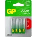 Аккумулятор GP Super Alkaline G-Tech 24А AAA NiMH 1000mAh (8шт)