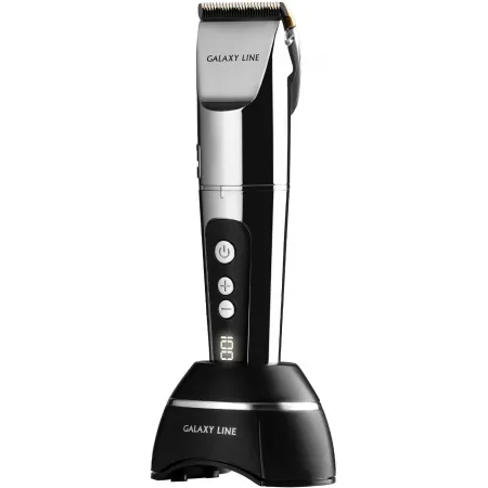 Машинка для стрижки Galaxy Line GL 4178 серебристый 5Вт (насадок в компл:4шт)
