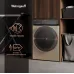 Стиральная машина Weissgauff WM 59411 Direct Drive Inverter Steam Champagne класс: A+++ загр.фронтальная макс.:11кг золотистый инвертор