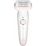 Эпилятор Braun SES9-030 скор.:2 насад.:3 от электр.сети от аккум. белый/розовый