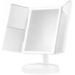 Косметическое зеркало KitfortКТ-4169 прямоугольное настольное белый