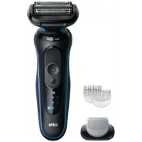 Бритва сетчатая Braun 52-B1600s реж.эл.:3 питан.:аккум. синий