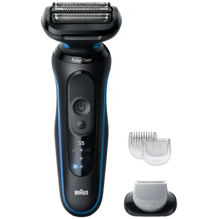 Бритва сетчатая Braun 52-B1600s реж.эл.:3 питан.:аккум. синий