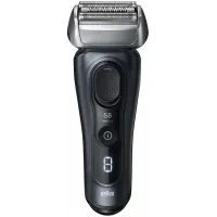Бритва сетчатая Braun Series 8 8603s реж.эл.:4 питан.:элек.сеть/аккум. серый/черный