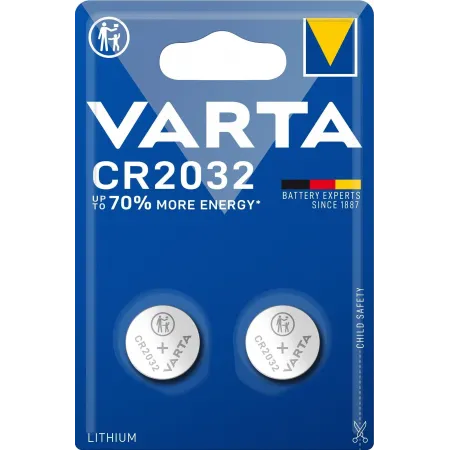 Батарея Varta Energy CR2032 BL2 Lithium 3V CR2032 (2шт) блистер