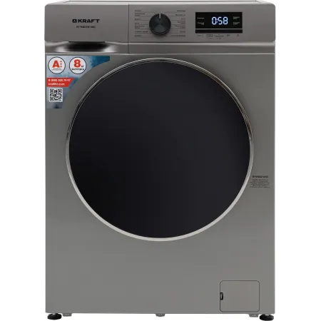 Стиральная машина Kraft KF-MBDS8148G класс: A+++ загр.фронтальная макс.:8кг серый инвертор