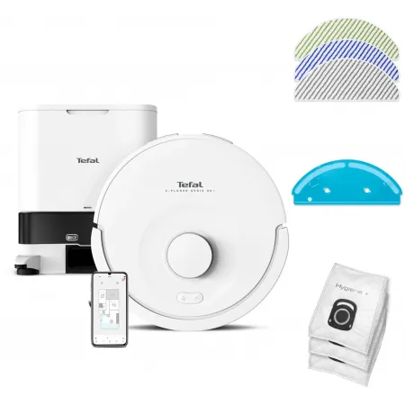 Пылесос-робот Tefal X-plorer Serie 90+ RG8797WH белый/черный