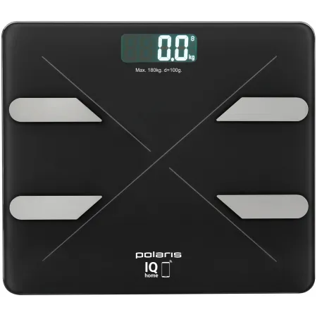 Весы напольные электронные Polaris PWS 1898 IQ Home макс.180кг черный