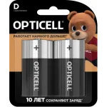 Батарея Opticell Basic LR20 D (2шт) блистер
