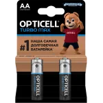 Батарея Opticell Turbo MAX LR6 AA (2шт) блистер