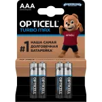 Батарея Opticell Turbo MAX LR03 AAA (4шт) блистер