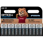 Батарея Opticell Turbo MAX LR6 AA (12шт) блистер