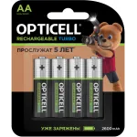 Аккумулятор Opticell Turbo 6080002 AA NiMH 2600mAh (4шт) блистер