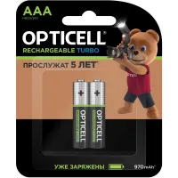 Аккумулятор Opticell Turbo 6080003 AAA NiMH 970mAh (2шт) блистер
