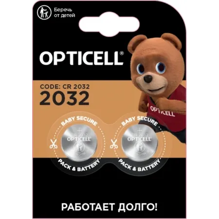 Батарея Opticell Professional 2032 CR2032 (2шт) блистер Батарея Opticell Professional 2032 CR2032 (2шт) блистер