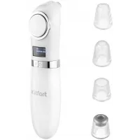 Очиститель пор Kitfort КТ-3126 для лица насадок:4шт 5Вт белый