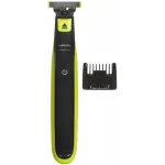 Бритва сетчатая Philips OneBlade QP2724/20 реж.эл.:1 питан.:аккум. черный/зеленый