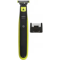 Бритва сетчатая Philips OneBlade QP2724/20 реж.эл.:1 питан.:аккум. черный/зеленый