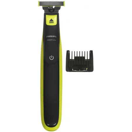 Бритва сетчатая Philips OneBlade QP2724/20 реж.эл.:1 питан.:аккум. черный/зеленый