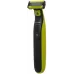 Бритва сетчатая Philips OneBlade QP2824/10 реж.эл.:1 питан.:аккум. черный/зеленый