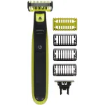 Бритва сетчатая Philips OneBlade QP2824/10 реж.эл.:1 питан.:аккум. черный/зеленый
