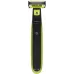 Бритва сетчатая Philips OneBlade QP2824/10 реж.эл.:1 питан.:аккум. черный/зеленый